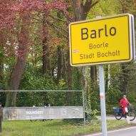 240426_Bocholt wandert 2024_Banner am Ortseingang Barlo