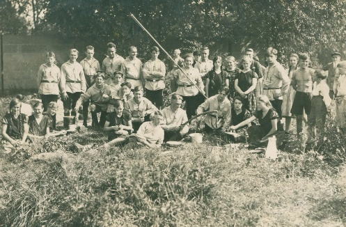 Vergadering van de wandelclubs 1928