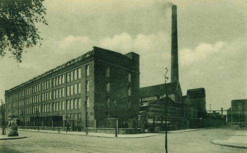 Het fabrieksgebouw van Rudolph Karstadt AG