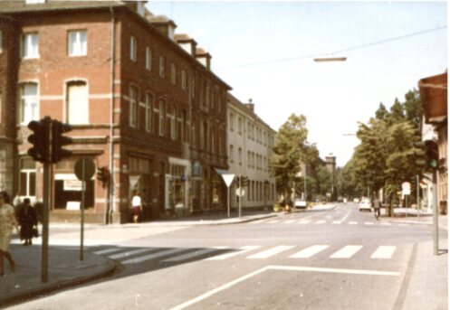 Nordstraße und Nordwall Bocholt im Jahre 1965