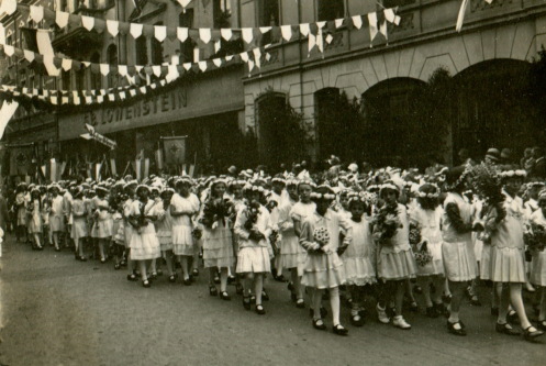 Corpus Christi-processie in de Osterstraße 1931