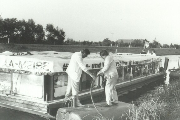 Eröffnungsfahrt der Aa-Meise nach der Renovierung Juni 1986