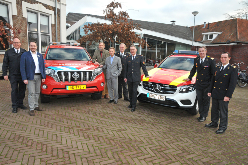 German-Dutch fire brigades work together