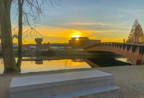 Podium bridge Bocholt