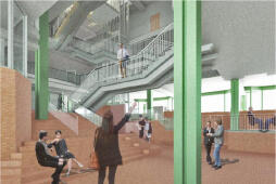 Rathaussanierung Bocholt Anmutung Foyer