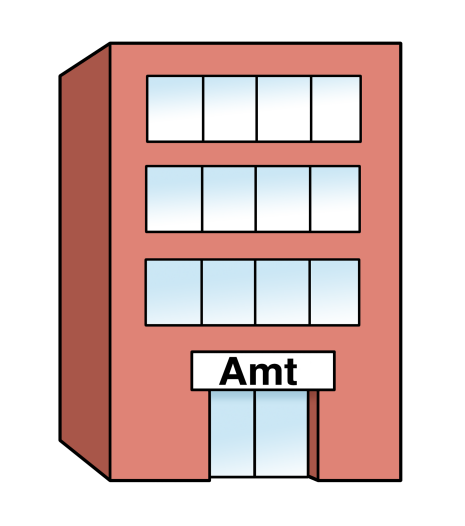 Grafik Amtsgebäude