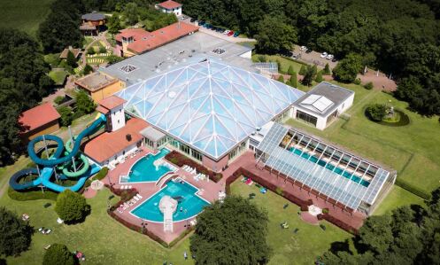 Bahia fun zwembad Bocholt in vogelvlucht