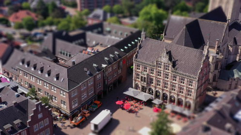 Het historische stadhuis in Bocholt