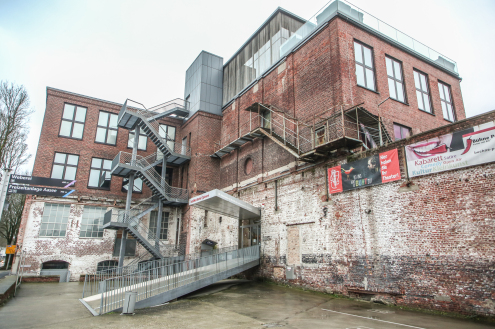 Ingang bij de textielfabriek Bocholt