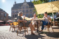 Café op de markt