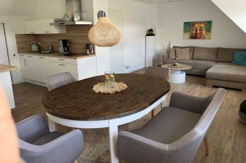 holiday apartment living with Steff, living-dining area and kitchen_small_©S.Büink