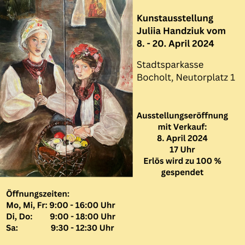 Juliia Handziuk - Kunsttentoonstelling