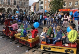 Kindereisenbahn beim Bokeltsen Treff in Bocholt