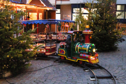 Winter Village Bocholt Children's railway in Bocholt's winter village