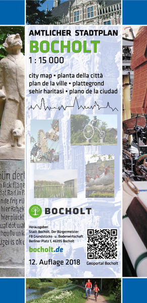 Official city map Bocholt