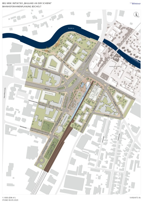 Framework plan railway station