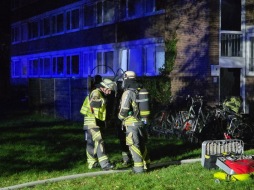  Basement fire in a block of flats 