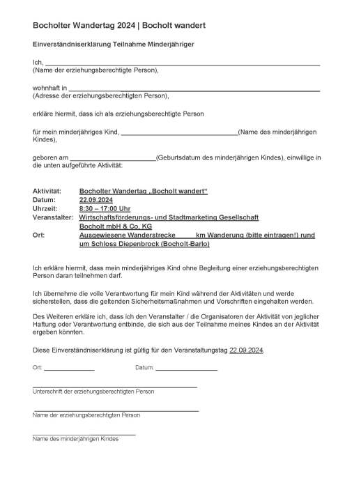 Bocholt hikes_declaration of consent_participation of minors