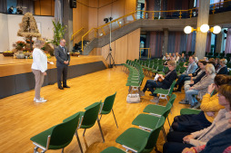 Regina Schulze Icking, Sprecherin des Kreislandfrauenverbandes Borken und Bürgermeister Thomas Kerkhoff begrüßten die Anwesenden Regina Schulze Icking, Sprecherin des Kreislandfrauenverbandes Borken und Bürgermeister Thomas Kerkhoff begrüßten die Anwesenden