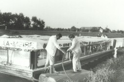  The 'Aa-Meise' excursion boat was one of Bocholt's tourist attractions at the end of the 1970s.  