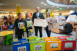  Proceeds from Easter book flea market successfully handed over 
