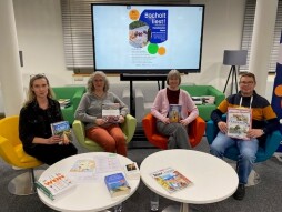 The city library team led us through an enjoyable literary programme