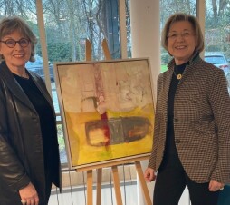 Bocholt artist Magdalena Freund presented her works in the novel department