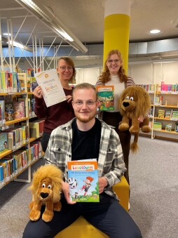 Reading lion reading competition in the city library The team at the city library is looking forward to the upcoming reading lion reading competition