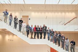  Representatives from 15 cities in Germany meet in the city labs. 