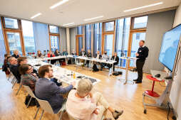  Participants exchange views on demographic change in workshops 