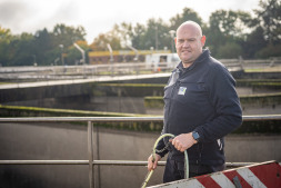Wastewater treatment plant manager Christian Schaffeldt Wastewater treatment plant manager Christian Schaffeldt