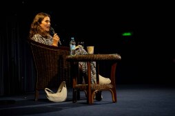  Last week, Mona Ameziane presented her book 'Auf Basidis Dach' 