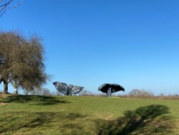  So sahen die Kunstwerke in Altenberge aus, ab kommender Woche stehen sie nun in Bocholt. 