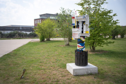 The kubaai is currently home to four works of art by German and Dutch artists for the project \ The kubaai is currently home to four works of art by German and Dutch artists for the project \