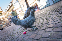 Ein neues Huhn für die Eierfrau Das \