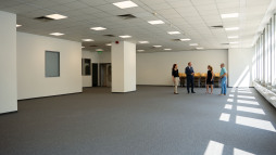  Orchestra rehearsals will soon begin in the music school's new rehearsal room 
