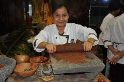 Chocolate_earth_production_source_Jürgen_Bluhm.jpg How small cocoa beans are turned into artisan chocolates is one aspect of the \