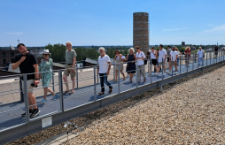 Guided tours and exhibitions attract many visitors to the LernWerk One of the main attractions for visitors was the expert guided tours led by the architect in charge, Manuel Heywinkel.