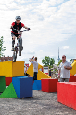  The trade fair in Bocholt is all about cycling. 