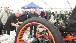  Exhibitors can apply for stand spaces at the bike show. 