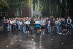  The students of the Mariengymnasium drove the most kilometres 
