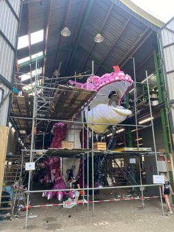 Flower Parade Scaffolding