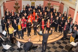  The German-Belgian project choir sings together 