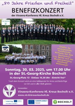  A cross-border concert will take place in Bocholt on 30 March. 