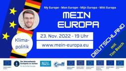  Graphic for the announcement My Europe 23.11.2022 