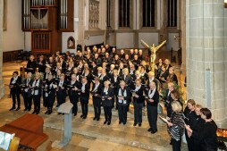  The year of remembrance ended with a festive musical vespers service in St George's Church 