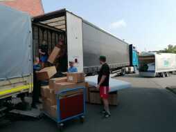 The aid transport will be on its way next week The aid transport, which has been prepared by many German and Ukrainian helpers, will set off next week.