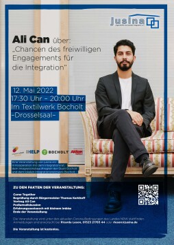  Der Sozialaktivist Ali Can spricht in Bocholt 