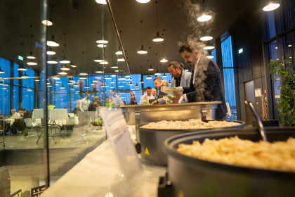 <p>80 Bocholters celebrated the breaking of the fast in the Texilwerk Skylounge</p>