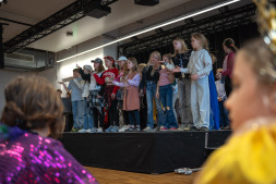 The children and young people give a taster of the musical \ The children and young people give a taster of the musical \